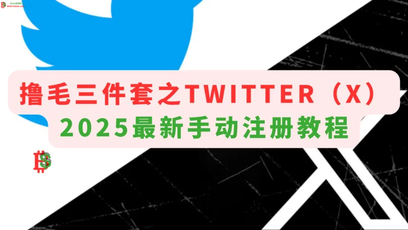撸毛三件套之Twitter(X)2025最新手动注册图文教程-web3rebate