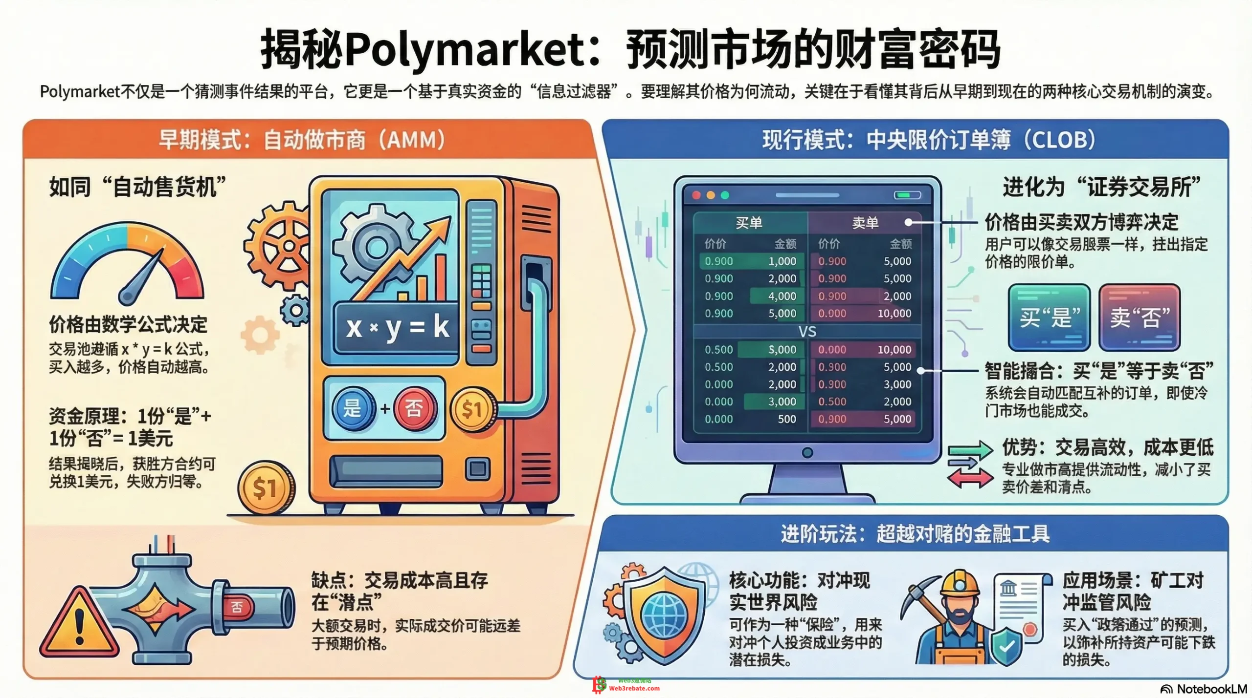 图片[1]-进阶篇｜Polymarket 入门 101：为什么“预言”的价格会变？背后藏着财富密码-web3返佣网